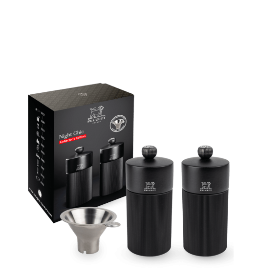 PEUGEOT LINE NIGHT CHIC Zestaw młynków 12 cm