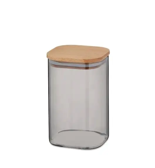 KELA NEA Pojemnik kuchenny 1,1 l, szkło borokrzemowe / drewno bukowe / FreeForm