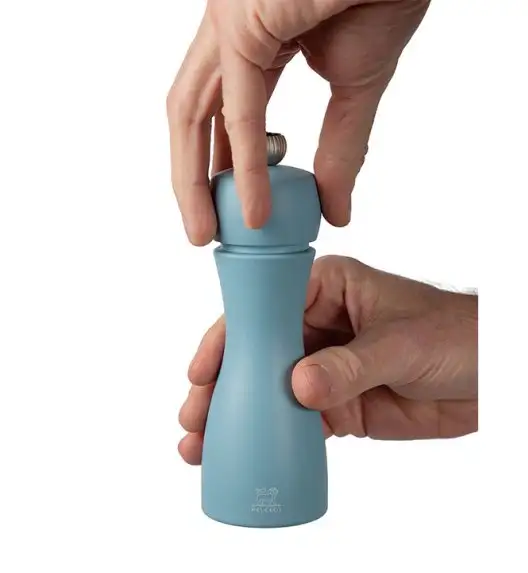 PEUGEOT TAHITI DUO Zestaw młynków do soli i pieprzu 15 cm / drewno bukowe / niebieski