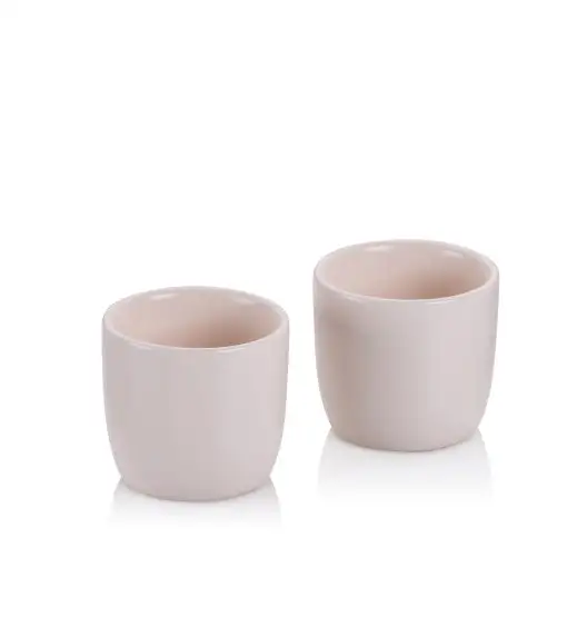 KELA BOB Kieliszki do jajek 2 szt. / beżowe / porcelana / FreeForm
