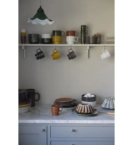 SAGAFORM Coffe & More Filiżanki do espresso 100 ml, 4 szt. / zielone / FreeForm