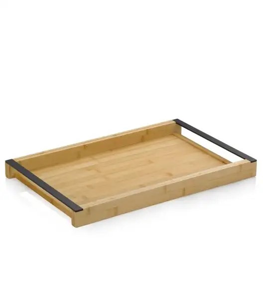 KELA KIRIL Taca do serwowania, drewno bambusowe, metal, 54x34,5 cm / FreeForm