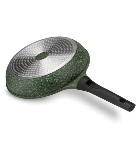 KönigHOFFER GREEN HUSK Patelnia granitowa 20 cm / indukcja / powłoka GREBLON C3 Granite