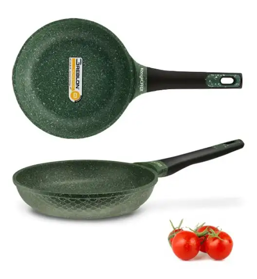 KönigHOFFER GREEN HUSK Patelnia granitowa 20 cm / indukcja / powłoka GREBLON C3 Granite