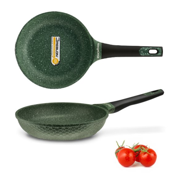 KönigHOFFER GREEN HUSK Patelnia granitowa 20 cm / indukcja / powłoka GREBLON C3 Granite