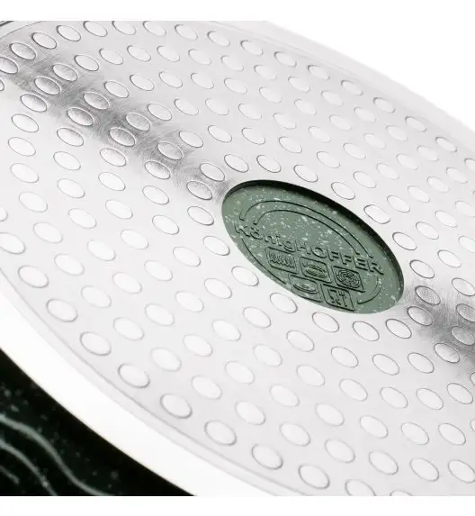 KönigHOFFER GREEN HUSK Patelnia granitowa 20 cm / indukcja / powłoka GREBLON C3 Granite