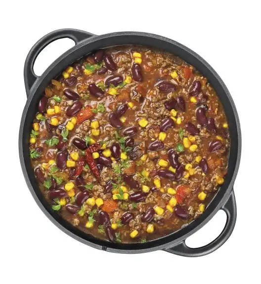 KUCHENPROFI BBQ Garnek żeliwny z pokrywką 2w1 / 5,7 l / FreeForm