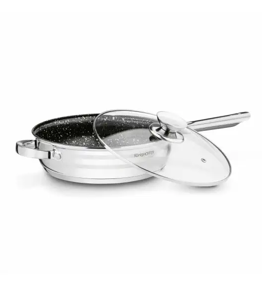 KONIGHOFFER SOLER Zestaw garnków z pokrywkami 10 elementów / stal nierdzewna