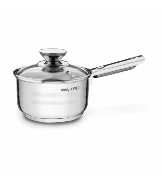 KONIGHOFFER SOLER Zestaw garnków z pokrywkami 10 elementów / stal nierdzewna