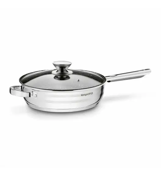 KONIGHOFFER SOLER Zestaw garnków z pokrywkami 10 elementów / stal nierdzewna