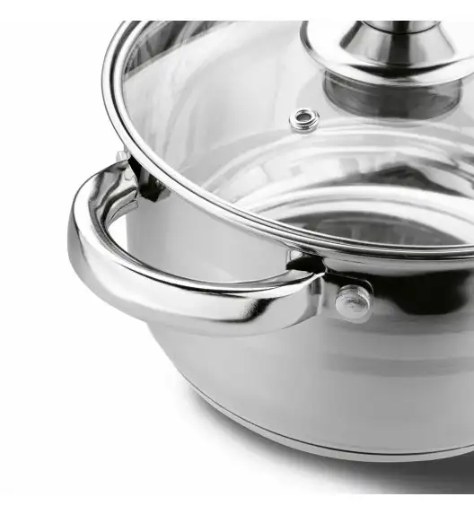 KONIGHOFFER SOLER Zestaw garnków z pokrywkami 10 elementów / stal nierdzewna