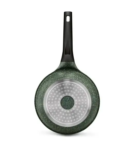 KönigHOFFER GREEN HUSK Patelnia granitowa 20 cm + pokrywka szklana TADAR / indukcja