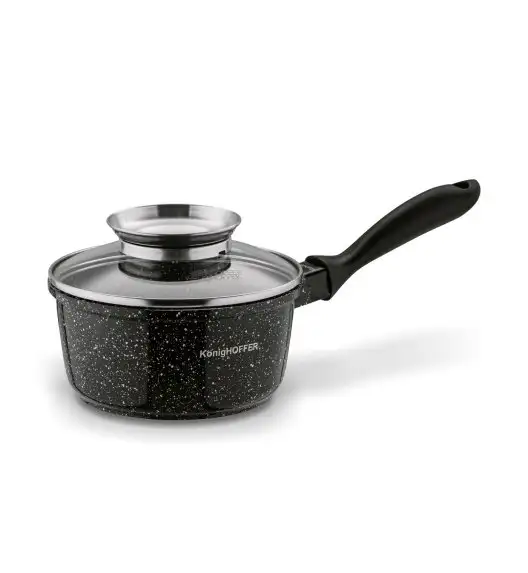 KONIGHOFFER KINGSTONE Zestaw garnków z pokrywkami 10 elementów + 2 podkładki / aluminium