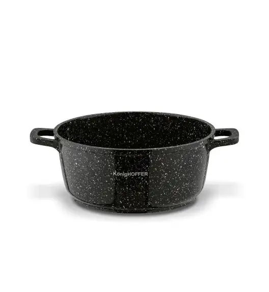 KONIGHOFFER KINGSTONE Zestaw garnków z pokrywkami 10 elementów + 2 podkładki / aluminium