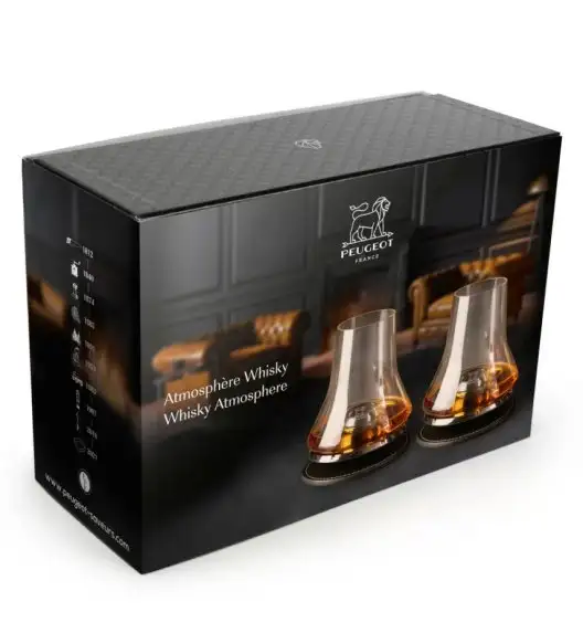 PEUGEOT ATMOSPHERE Zestaw szklanek do whisky 380 ml / produkt innowacyjny