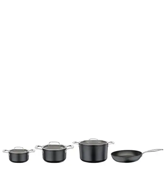 SPRING MERIDIAN INTENSE PRO Zestaw garnków z pokrywkami + patelnia 28 cm / 7 elementów / indukcja