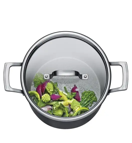 SPRING MERIDIAN INTENSE PRO Zestaw garnków z pokrywkami + patelnia 28 cm / 7 elementów / indukcja