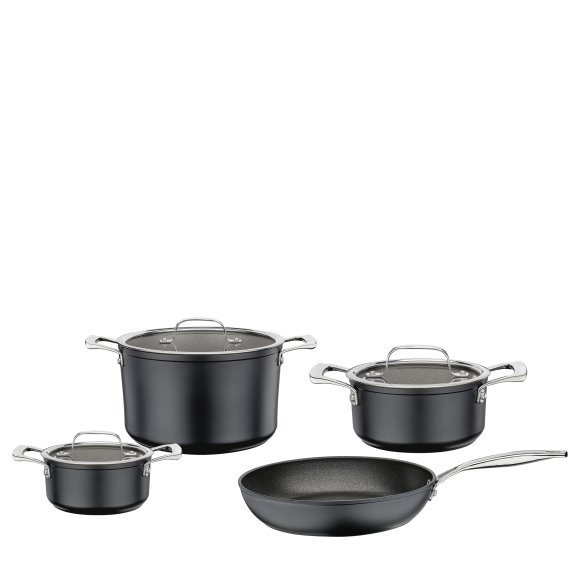 SPRING MERIDIAN INTENSE PRO Zestaw garnków z pokrywkami + patelnia 28 cm / 7 elementów / indukcja