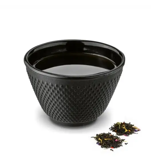 KONIGHOFFER HANAKO Czarka do herbaty 120 ml / czarna / żeliwna