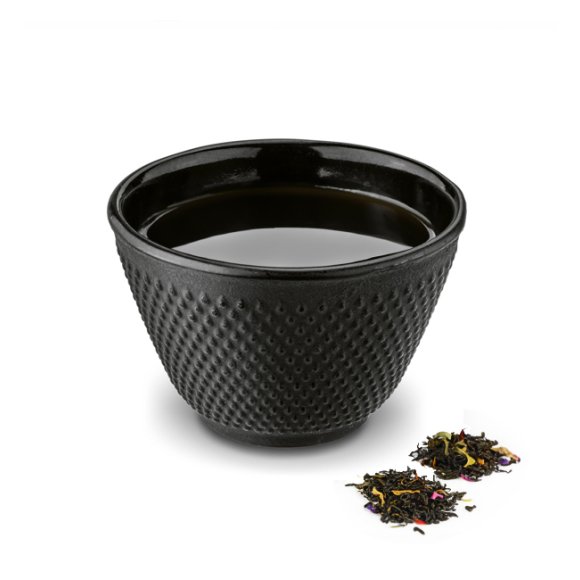 KONIGHOFFER HANAKO Czarka do herbaty 120 ml / czarna / żeliwna