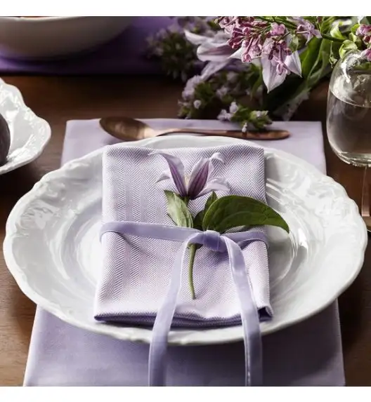 CHODZIEŻ FRYDERYKA BIAŁA C001 Serwis obiadowy 40 el / 12 osób / porcelana