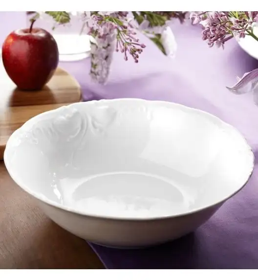 CHODZIEŻ FRYDERYKA BIAŁA C001 Serwis obiadowy 40 el / 12 osób / porcelana