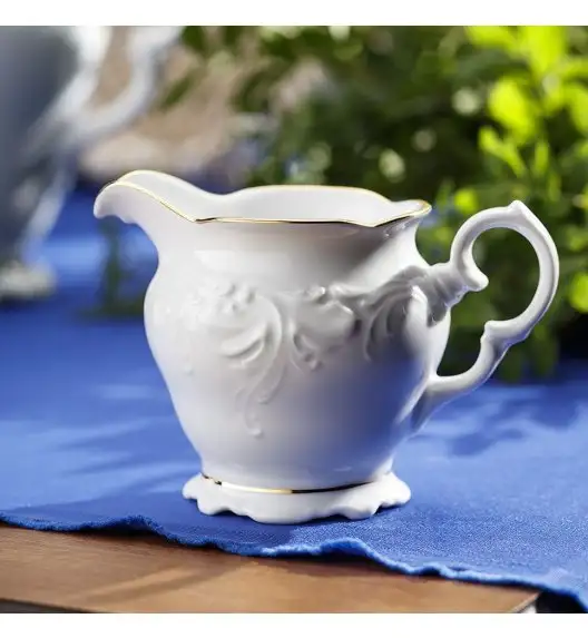 CHODZIEŻ FRYDERYKA ZŁOTA LINIA B236 Serwis kawowy 39 el / 12 osób / porcelana
