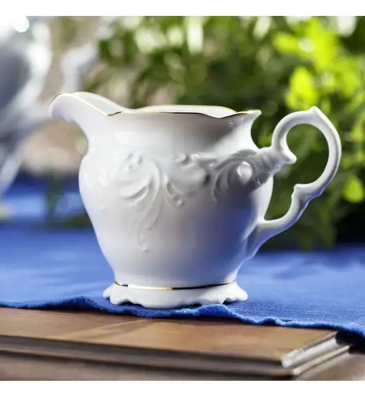 CHODZIEŻ FRYDERYKA ZŁOTA LINIA B236 Serwis kawowy 39 el / 12 osób / porcelana