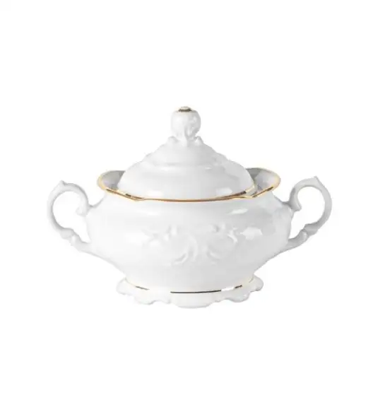 CHODZIEŻ FRYDERYKA ZŁOTA LINIA B236 Serwis kawowy 39 el / 12 osób / porcelana