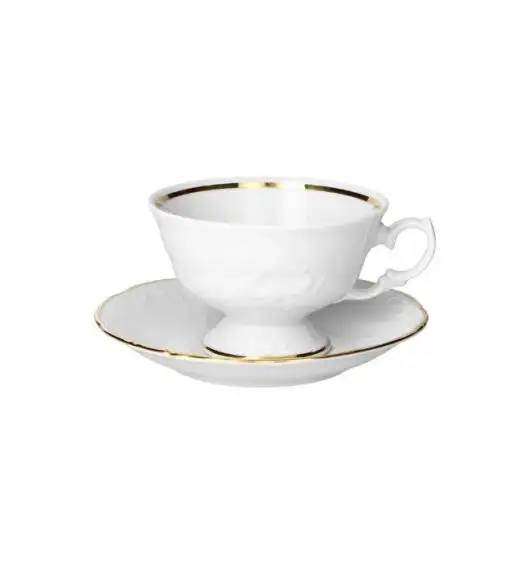 CHODZIEŻ FRYDERYKA ZŁOTA LINIA B236 Serwis kawowy 39 el / 12 osób / porcelana