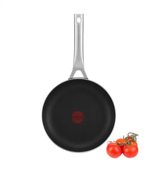 AMBITION DOTT Patelnia tradycyjna 26 cm / srebrna / indukcja / powłoka non-stick