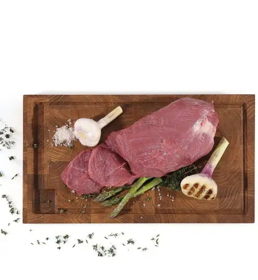 ZASSENHAUS Blok do krojenia typu end grain 45 x 25 x 4 cm  / drewno dębowe / FreeForm