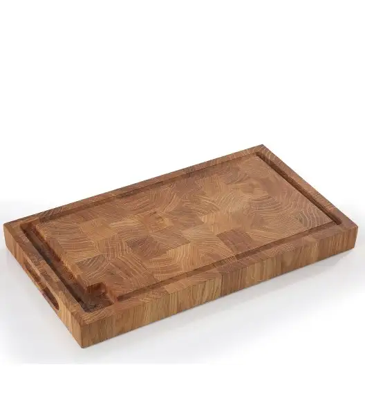 ZASSENHAUS Blok do krojenia typu end grain 45 x 25 x 4 cm  / drewno dębowe / FreeForm