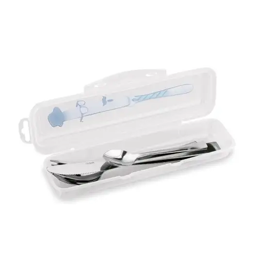 TADAR Sztućce turystyczne / komplet 4 el dla 1 osoby / pudełko / połysk