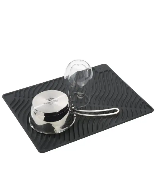 KUCHENPROFI WAVE Mata do suszenia naczyń 40 x 30 cm / silikon / FreeForm