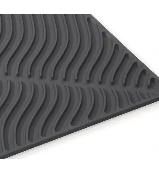 KUCHENPROFI WAVE Mata do suszenia naczyń 40 x 30 cm / silikon / FreeForm
