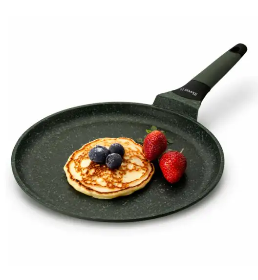 STARKE PRO VIRIDI Patelnia do naleśników 28 cm / granitowa / indukcja / Greblon® C3