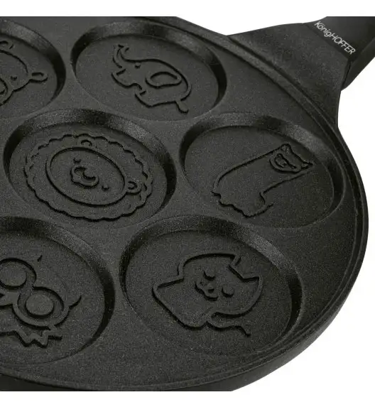 KönigHOFFER ANIMALS Patelnia do pancakes i placków 26,5 cm / powłoka non-stick/ indukcja