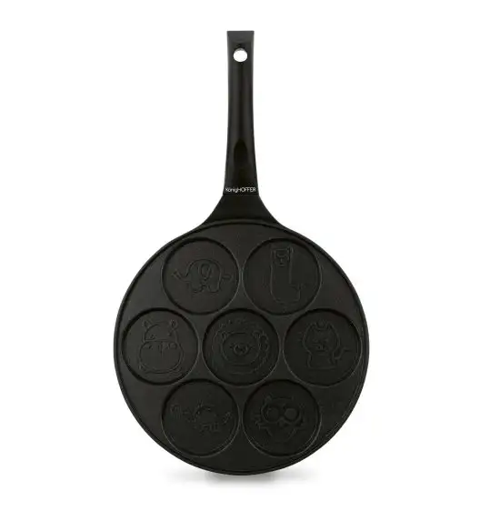 KönigHOFFER ANIMALS Patelnia do pancakes i placków 26,5 cm / powłoka non-stick/ indukcja