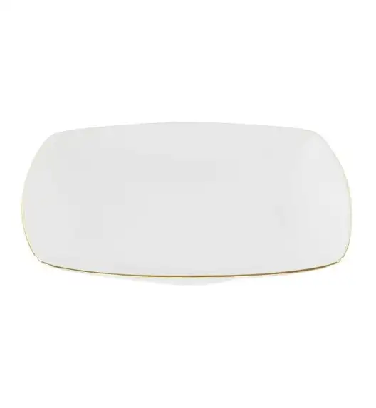 CHODZIEŻ AKCENT 3603 ZŁOTA LINIA Zestaw obiadowy 18 el / 6 osób / porcelana