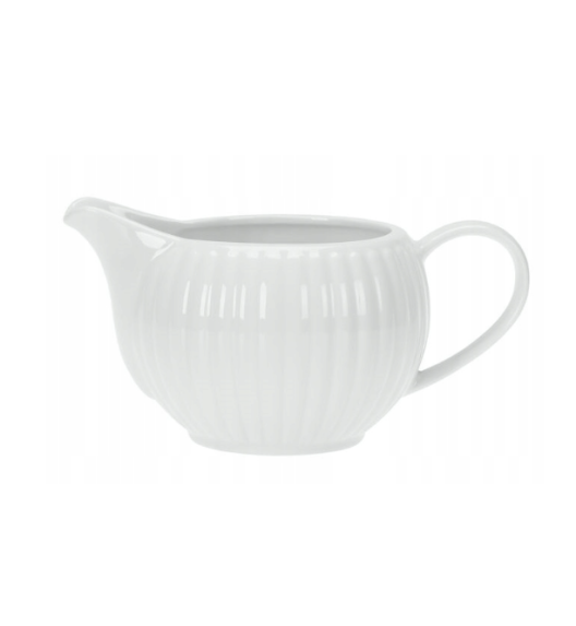 LUBIANA DAISY Sosjerka 700 ml | biała porcelana 