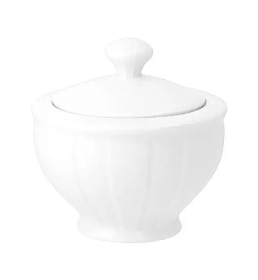 ĆMIELÓW OKTAWA 0001 BIAŁA Zestaw kawowy 21 el / 6 osób / porcelana