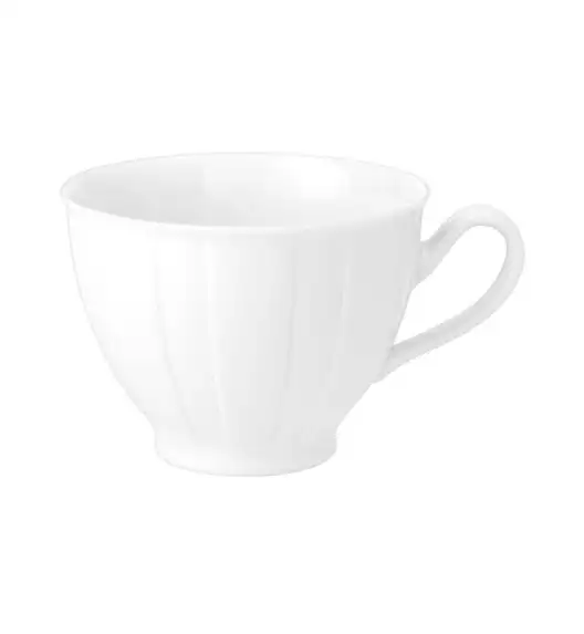 ĆMIELÓW OKTAWA 0001 BIAŁA Zestaw kawowy 21 el / 6 osób / porcelana