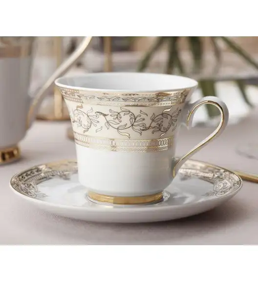 ĆMIELÓW MARGARET G670 ARABELLA  Zestaw kawowy 18 el / 6 osób / porcelana