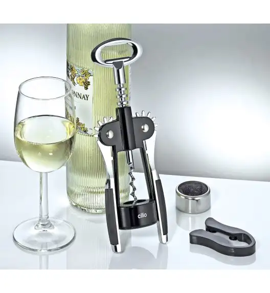 CILIO TOSCANA Zestaw do wina 4 el / drewniane pudełko / FreeForm