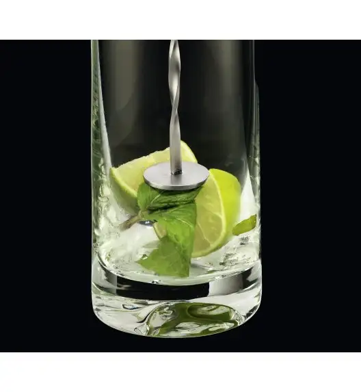 CILIO Łyżeczka koktajlowa skręcona z tłuczkiem / stal nierdzewna / FreeForm