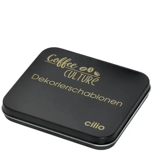 CILIO COFFEE CULTURE Szablony do dekoracji kawy - 6 wzorów / FreeForm