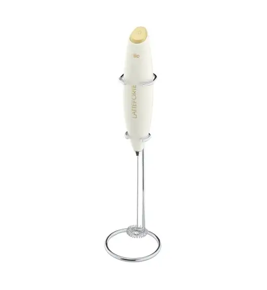CILIO LATTEFORTE Spieniacz do mleka na stojaku 23 cm / biały / FreeForm