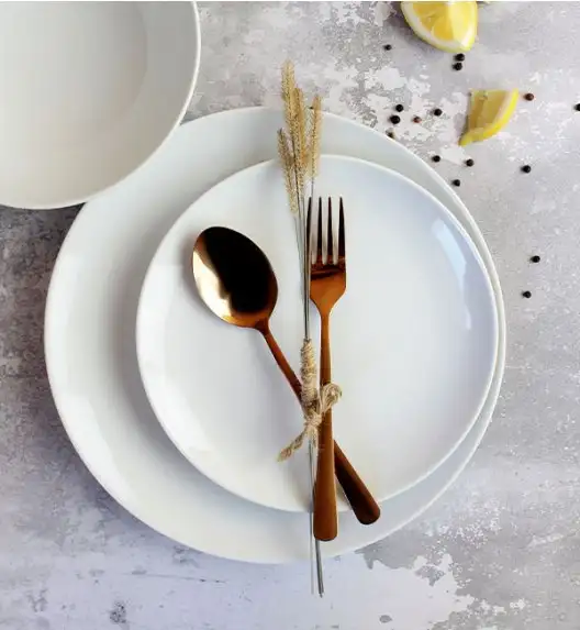 LUBIANA BOSS Talerz do ciasta 16,5 cm | biała porcelana