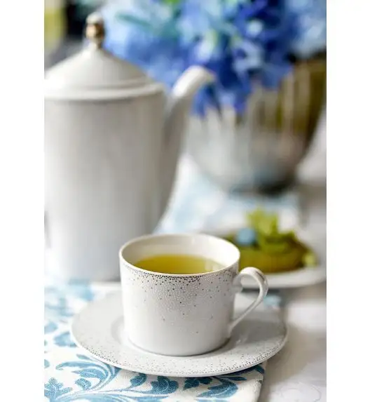 ĆMIELÓW JENNY G856 PEARLS Zestaw kawowy 22 el / 6 osób / porcelana